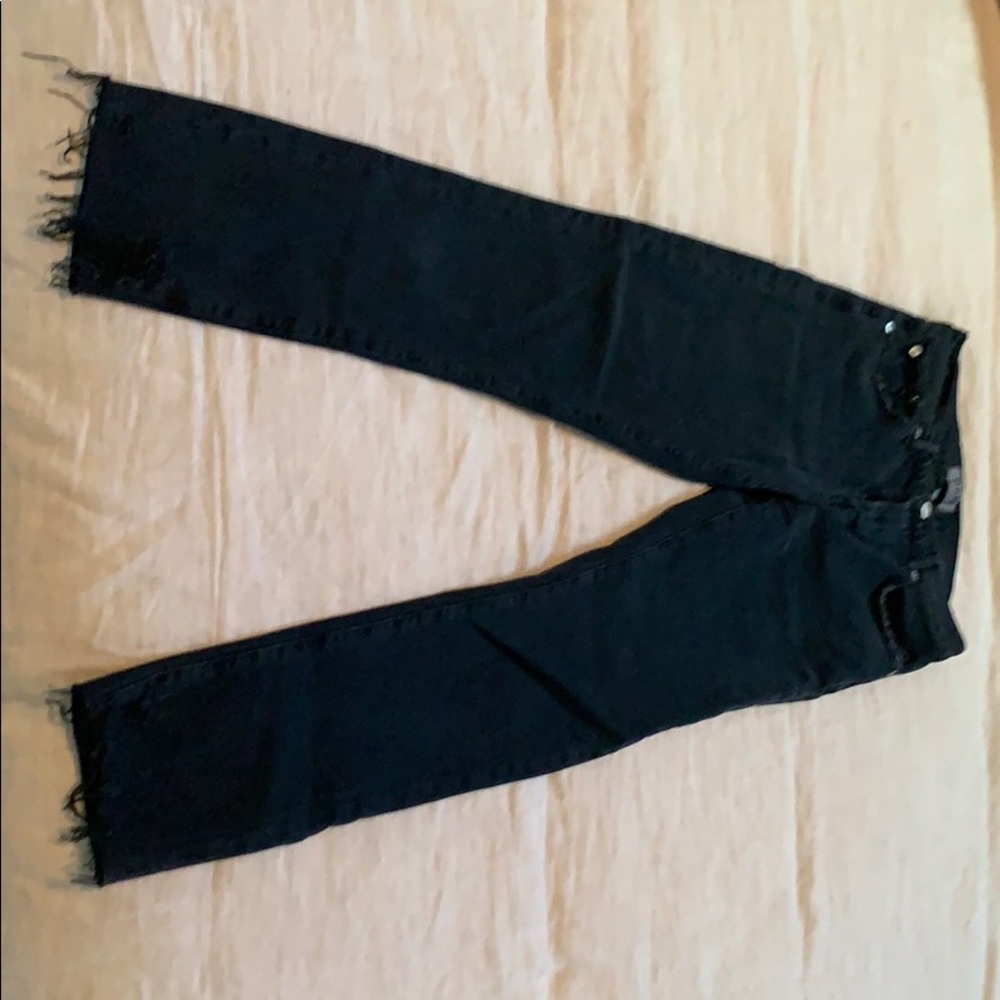 Agolde Toni Mid-Rise slim Black jeans